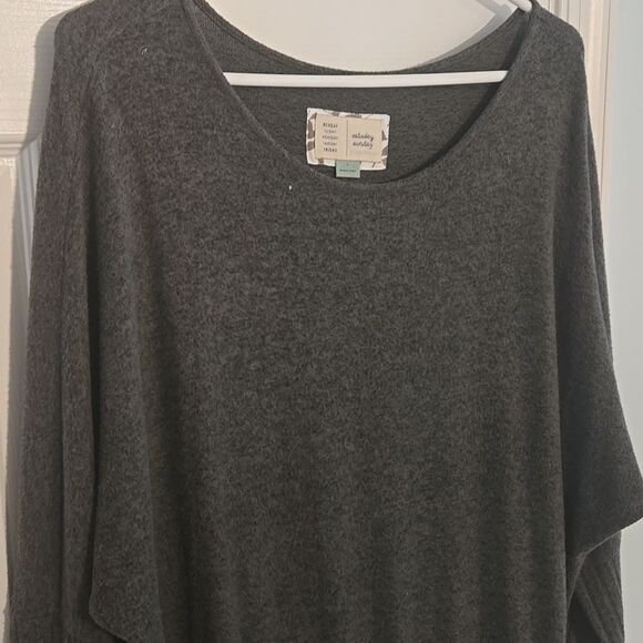 Anthropologie Gray Knit Dress - Picture 7 of 8